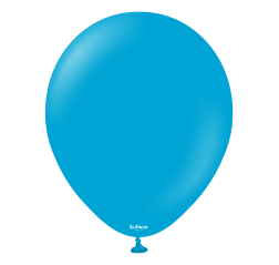 Kalisan Latex Balloons 12” (30 cm) Standard Caribbean Blue 100/set