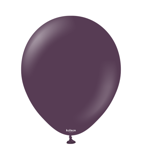Kalisan latex balloons 12” (30 cm) Standard Plum 100/set