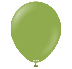 Baloane latex Kalisan 12” (30 cm) Standard Matcha 50/set