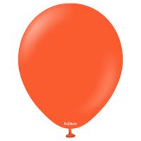 Baloane latex Kalisan 12” (30 cm) Standard Flame Orange 50/set