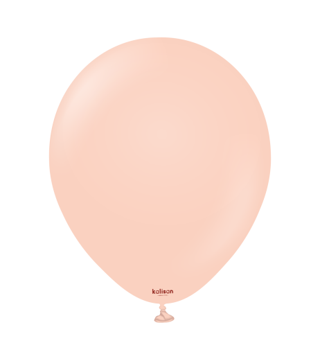 Baloane latex Kalisan 12” (30 cm) Macaron Salmon 100/set