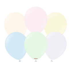 Baloane latex Kalisan 12” (30 cm) Macaron Pale Assorted 100/set Baloane latex Kalisan 12” (30 cm) Macaron Pale Assorted 100/set