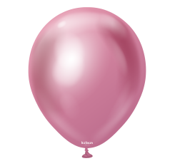 Baloane latex Kalisan 12” (30 cm) Mirror Pink 50/set
