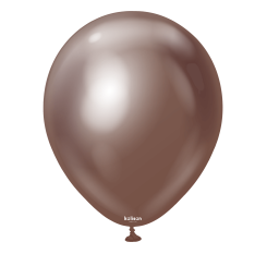 Baloane latex Kalisan 12” (30 cm) Mirror Chocolate 50/set