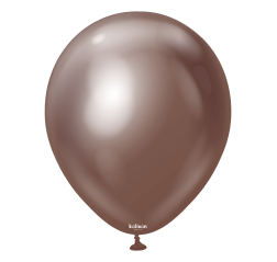 Baloane latex Kalisan 12” (30 cm) Mirror Chocolate 50/set