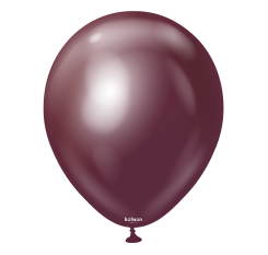 Baloane latex Kalisan 12” (30 cm) Mirror Burgundy 50/set