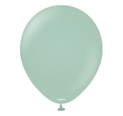 Baloane latex Kalisan 12” (30 cm) Retro Winter Green 100/set