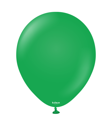 Kalisan latex balloons 18” (46 cm) Standard Green 5/set