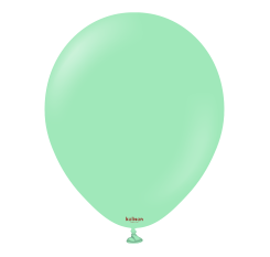 Baloane latex Kalisan 18” (46 cm) Standard Mint Green 5/set
