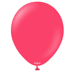 Baloane latex Kalisan 18” (46 cm) Standard Magenta Pink 5/set