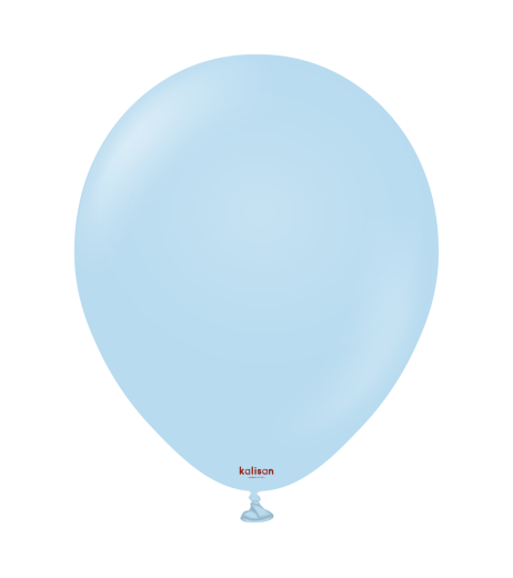 Kalisan latex balloons 18” (46 cm) Macaron Blue 5/set