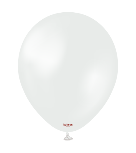 Kalisan latex balloons 18" (46 cm) Pearl White 5/set