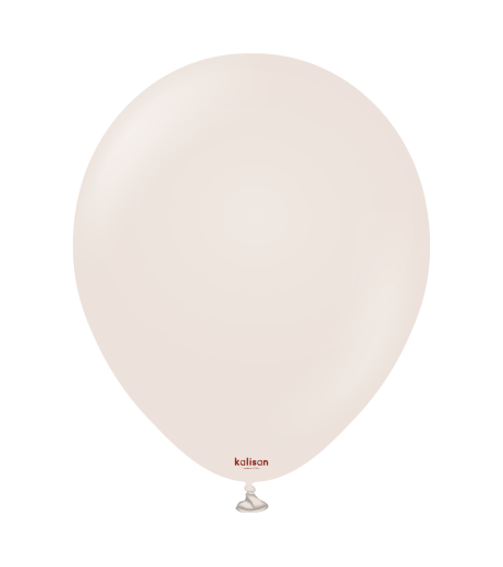Baloane latex Kalisan 18” (46 cm) Retro White Sand 5/set