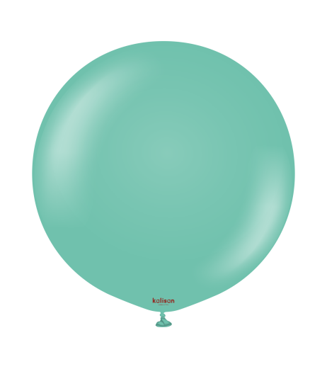 Kalisan Latex Balloons 24” (61 cm) Standard Sea Green 2/set