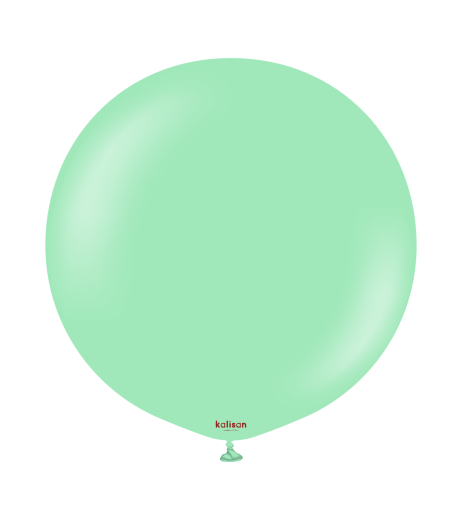 Baloane latex Kalisan 24” (61 cm) Standard Mint Green 2/set