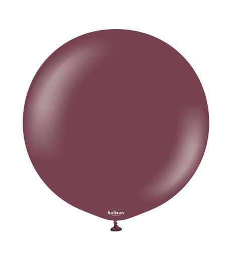 Baloane latex Kalisan 24” (61 cm) Standard Burgundy 2/set