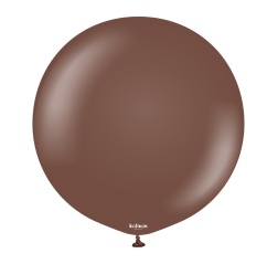 Baloane latex Kalisan 24” (61 cm) Standard Chocolate Brown 2/set
