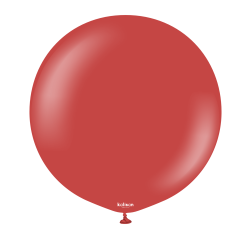 Baloane latex Kalisan 24” (61 cm) Standard Deep Red 2/set