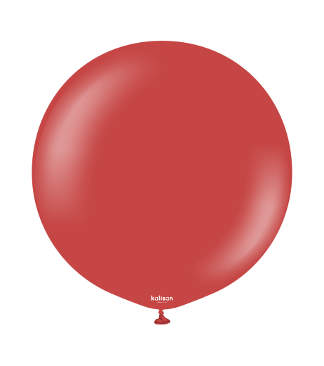 Baloane latex Kalisan 24” (61 cm) Standard Deep Red 2/set Baloane latex Kalisan 24” (61 cm) Standard Deep Red 2/set
