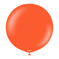 Baloane latex Kalisan 24” (61 cm) Standard Flame Orange 2/set