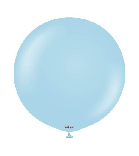 Baloane latex Kalisan 24” (61 cm) Macaron Blue 2/set