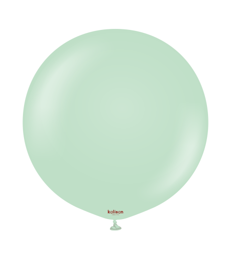 Kalisan latex balloons 24” (61 cm) Macaron Green 2/set