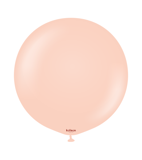 Kalisan latex balloons 24” (61 cm) Macaron Salmon 2/set