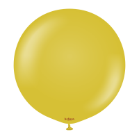Baloane latex Kalisan 24” (61 cm) Retro Mustard 2/set