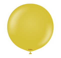 Baloane latex Kalisan 24” (61 cm) Retro Mustard 2/set