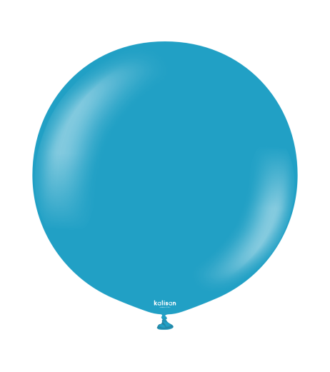 Baloane latex Kalisan 24” (61 cm) Retro Deep Blue 2/set