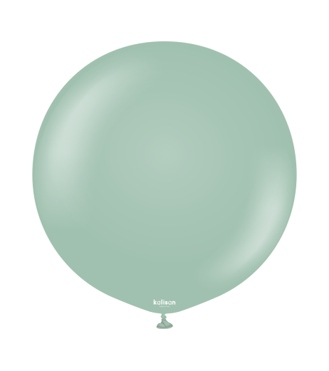 Baloane latex Kalisan 24” (61 cm) Retro Winter Green 2/set