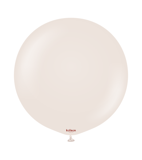 Baloane latex Kalisan 24” (61 cm) Retro White Sand 2/set