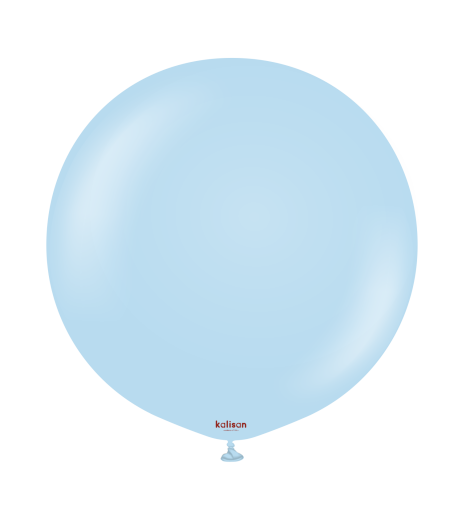 Baloane latex Kalisan 36” (91 cm) Macaron Blue 2/set