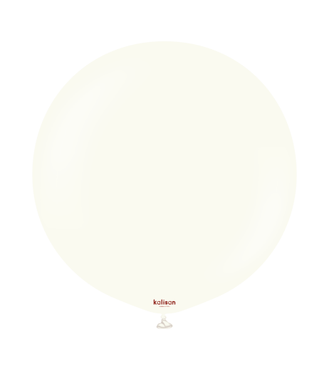 Baloane latex Kalisan 36” (91 cm) Retro White 2/set