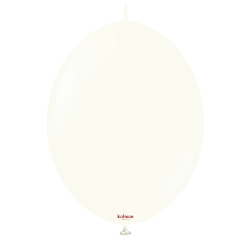 Baloane latex Kalisan K-Link 6” (15 cm) Retro White 50/set