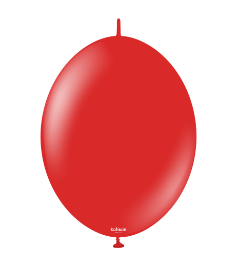 Kalisan K-Link 12” (30 cm) Standard Red Latex Balloons 50/set