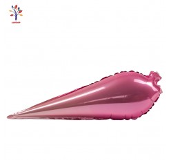 Baloane folie bomb - stea 3D roz gold 10 buc/set
