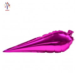 Baloane folie bomb - stea 3D roz fuchsia 10 buc/set