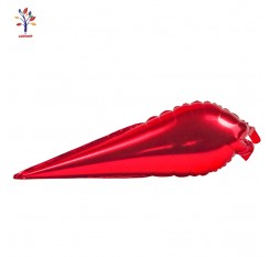 Baloane folie bomb - stea 3D rosu 10 buc/set