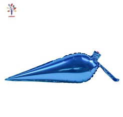 Foil balloons bomb - 3D star blue 10 pcs/set