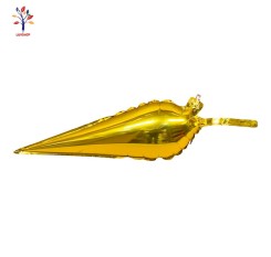 Foil balloons bomb - 3D gold star 10 pcs/set