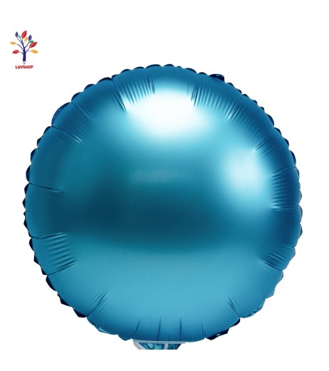 Round foil balloons 18" (46 cm) blue 5 pcs/set