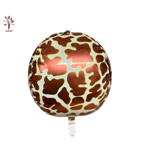 Baloane folie 4D animal-print girafa 22” (56 cm) 5/set