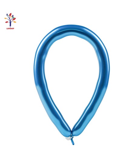Baloane de modelat 30 cm 100/set crom albastru