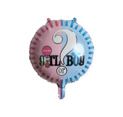 Baloane folie Girl?Boy 18” (46 cm)
