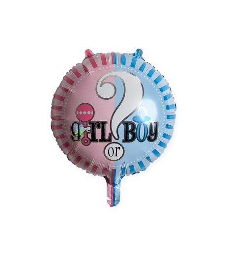 Baloane folie Girl?Boy 18” (46 cm)