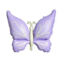 Baloane folie fluture mov-lila