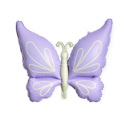 Baloane folie fluture mov-lila