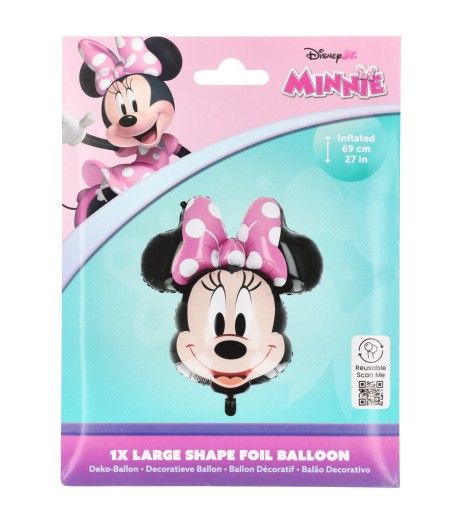 Balon folie Minnie Mouse Head 63 x 69 cm