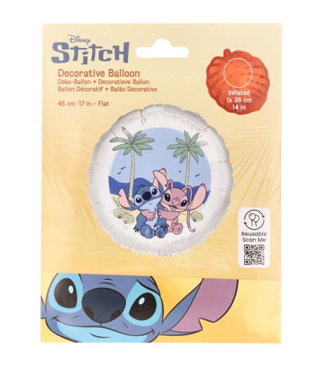 Balon folie Stitch & Angel 36 cm